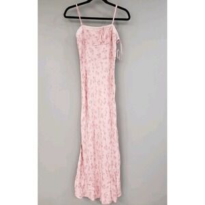 NEW Floral Maxi Sundress Light‎ Pink Lace y2k fairy whismsical y2k 90s style